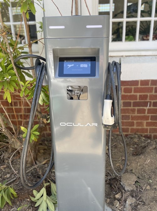Council EV charger_The Pines Beechworth