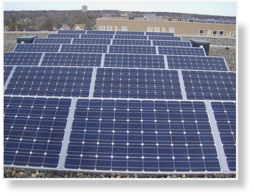 Rondo Library Solar Panel Closeup
